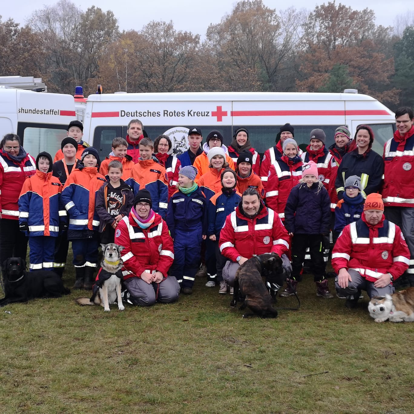 Uebungsdienst mit Streicheleinheiten, JF Kratzeburg, November 2019